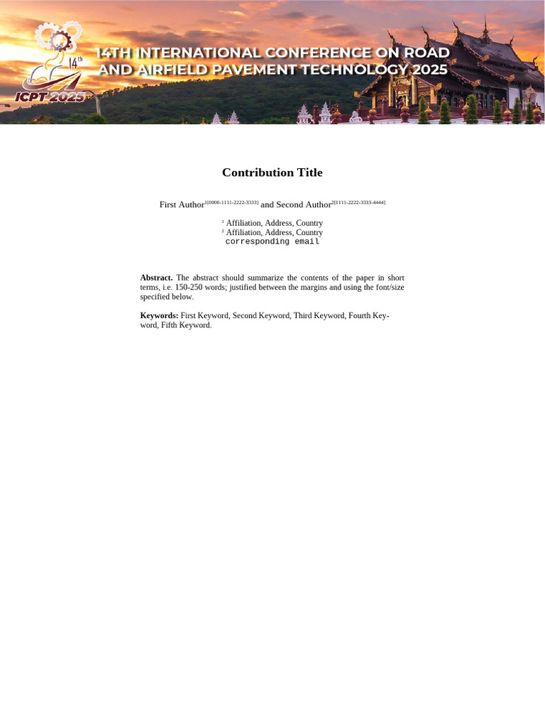 Research Paper Abstract Template | PDF