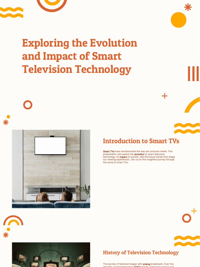 Slidesgo Exploring The Evolution and Impact of Smart Television ...