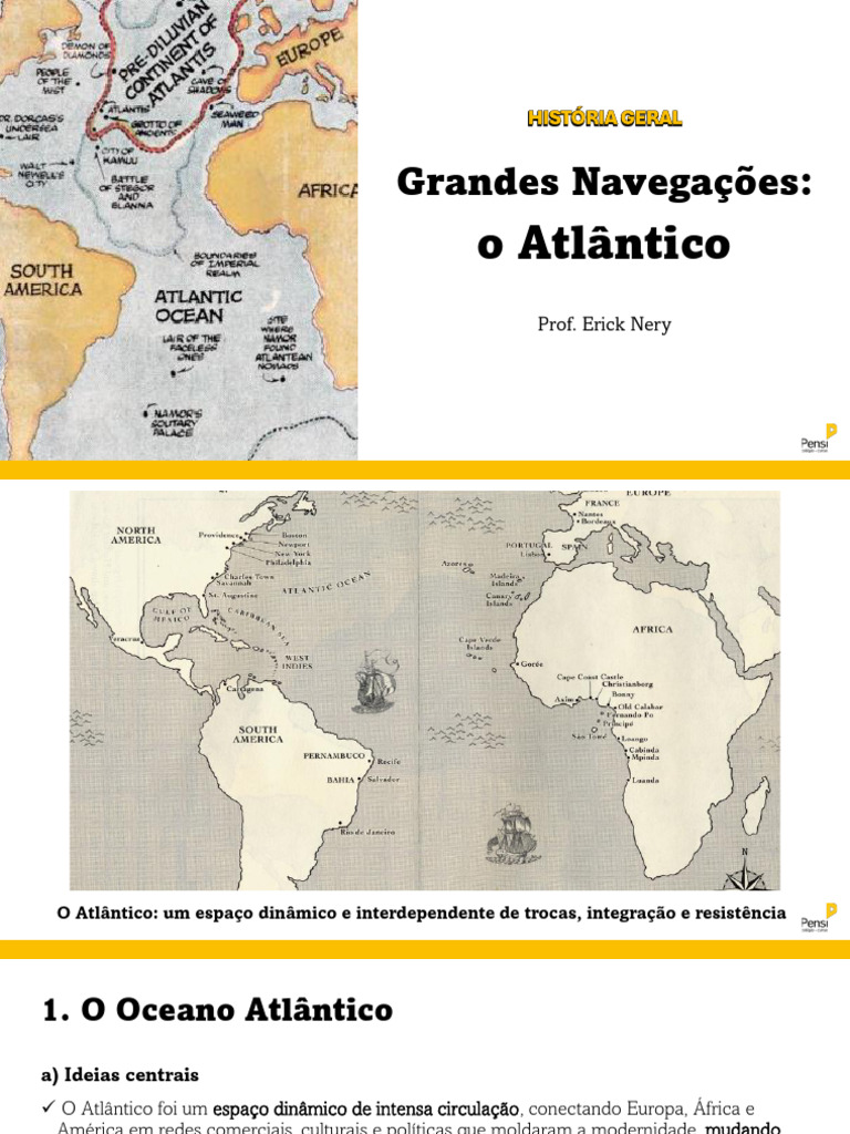 Grandes Navegações e o Atlântico Sul | PDF | Escravidão | Era dos ...