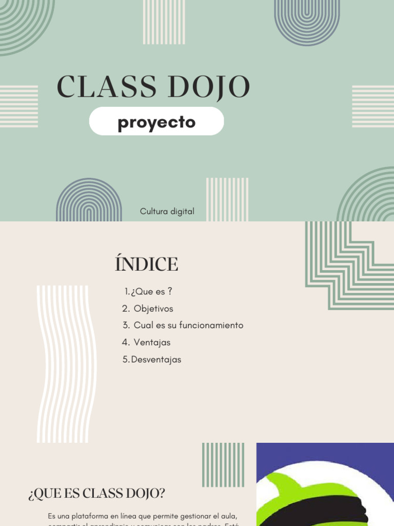Proyecto Class Dojo PDF | PDF | Salón de clases | Informática