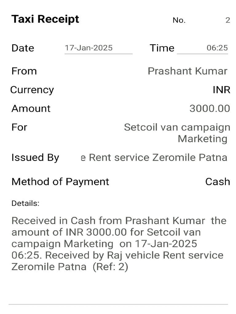 Cash Receipt 2 202503092320 | PDF