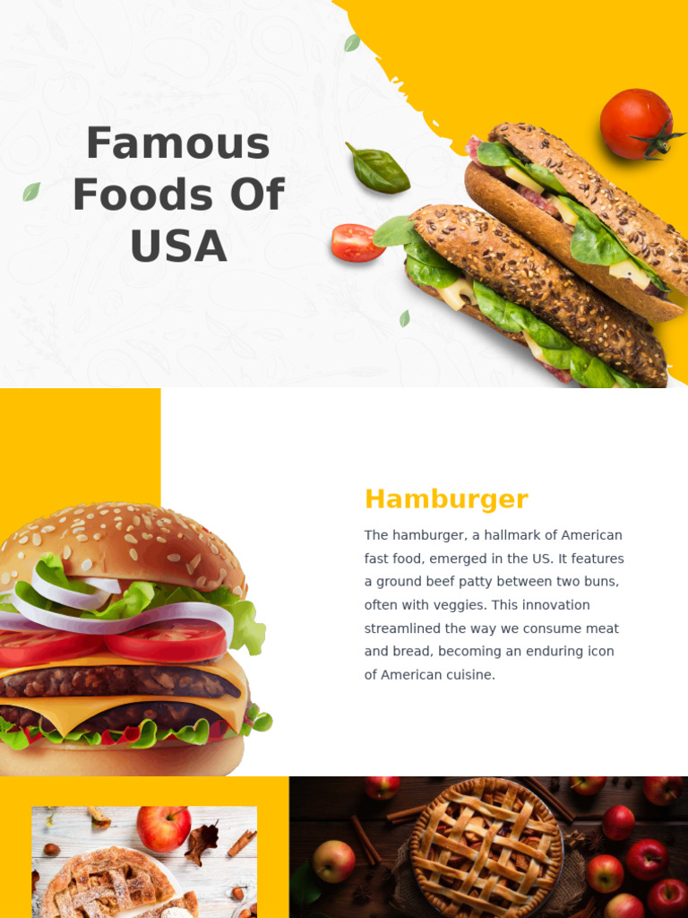 Iconic American Dishes and Their Origins | PDF | American Cuisine ...