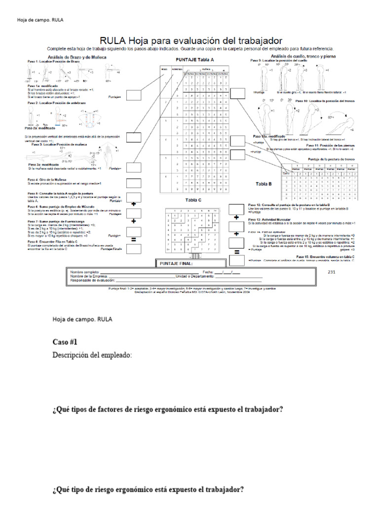 s2 CASO CLINICO ESCALA RULA | PDF