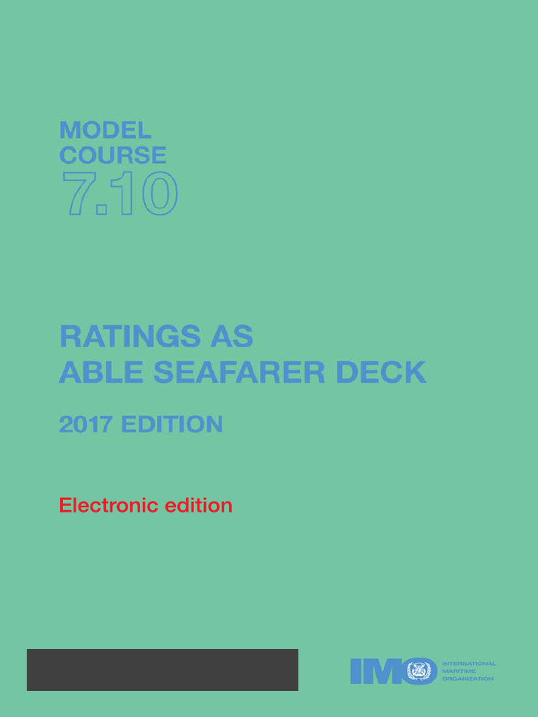 7.10 Rating As Able Seafarer Deck | PDF | Ships