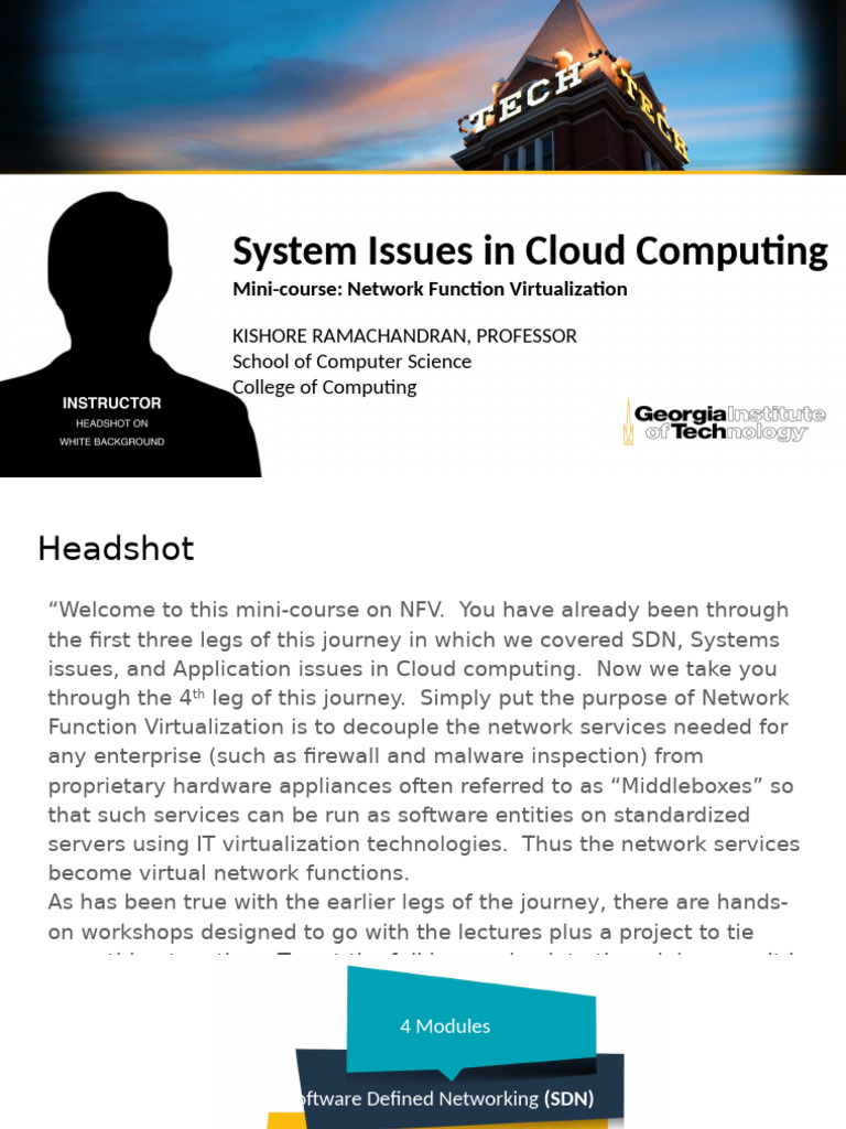 Network Function Virtualization Overview | PDF | Computer Network ...