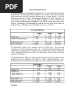 Download Transfer Pricing Exercise by chetan_patil_9 SN83726410 doc pdf