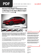 Tesla Model Brochure Overview | PDF