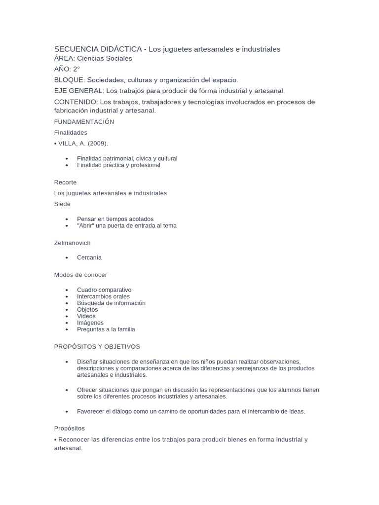 Juguetes Artesanales e Industriales | PDF | Juguetes | Enseando
