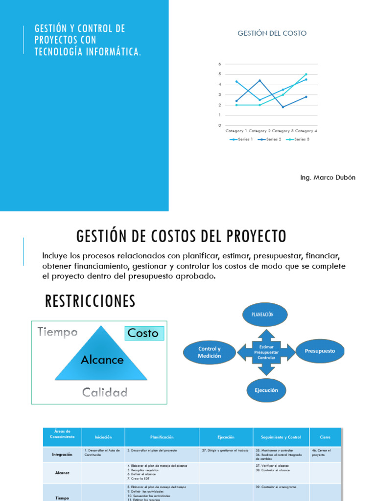Gestión de Costos en Proyectos IT | PDF | Presupuesto | Economias