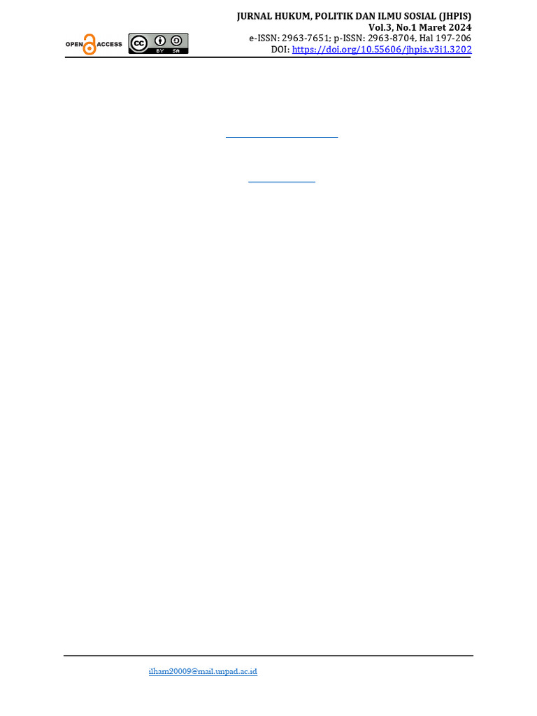 JHPIS Vol 3 No 1 JHPIS 2024 Hal 197-206 | PDF