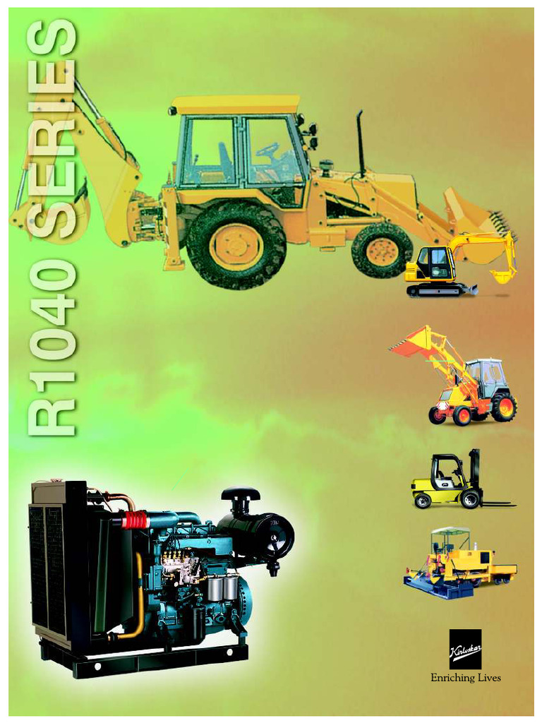 Kirloskar R1040 Engine Overview | PDF | Engines | Lubricant