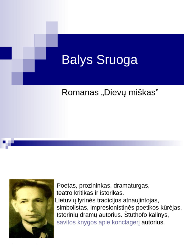 Balys Sruoga Dievu Miskas | PDF