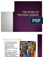 The Study of Political Science