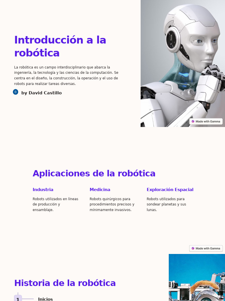 Introducción a la robótica y sus aplicaciones | PDF | Robótica | Robot