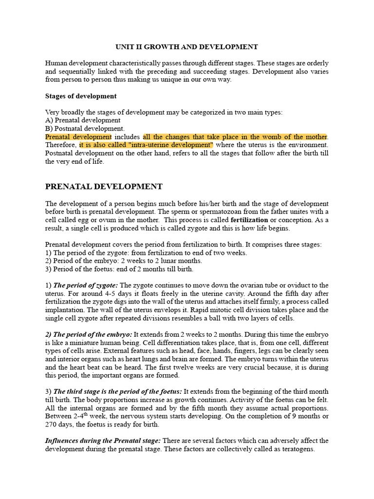 Psychology Growth and Development | PDF | Puberty | Adolescence