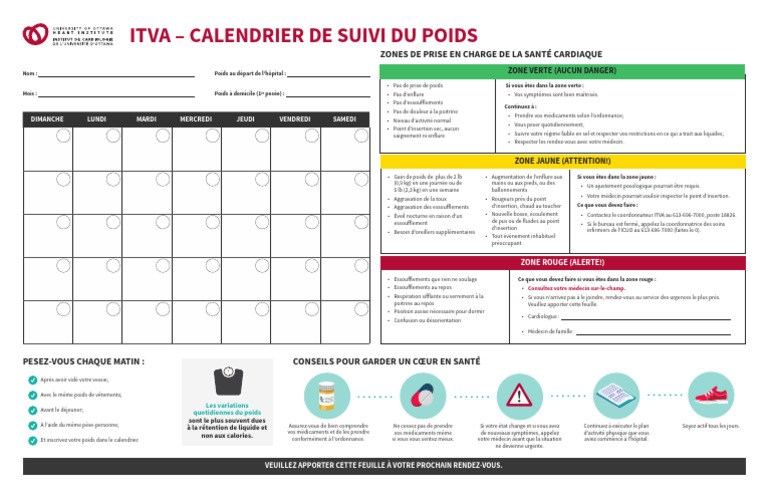 Suivi du poids ITVA et santé cardiaque | PDF | Médecine clinique ...