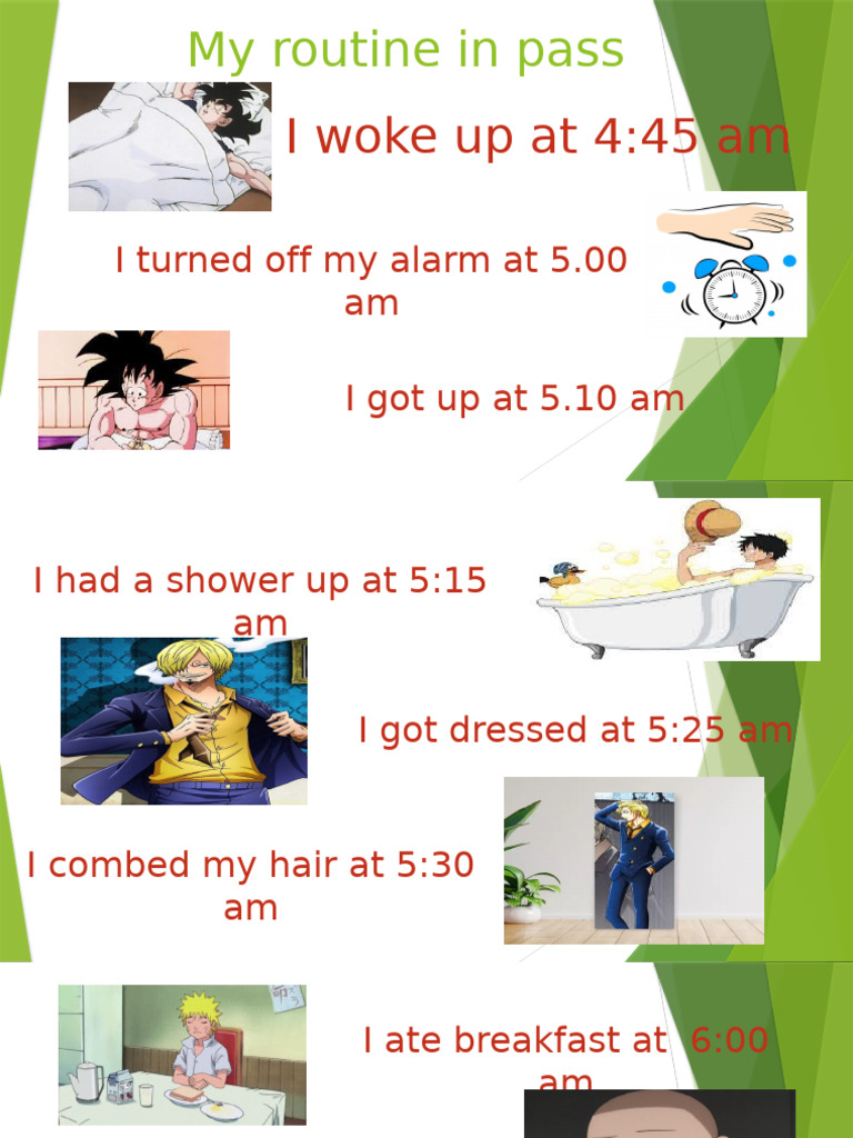 My Routine in Pass | PDF