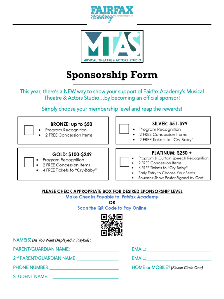 Sponsorship Form | PDF