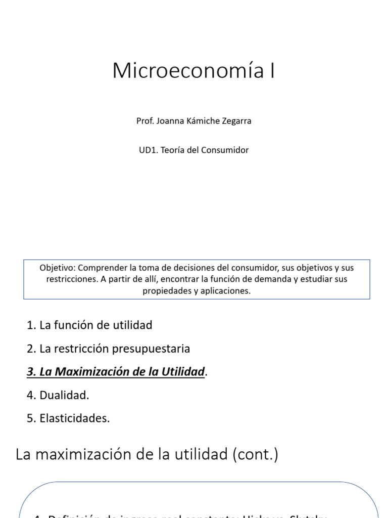 Efecto Sustitución e Ingreso en Microeconomía | PDF | Curva de demanda ...