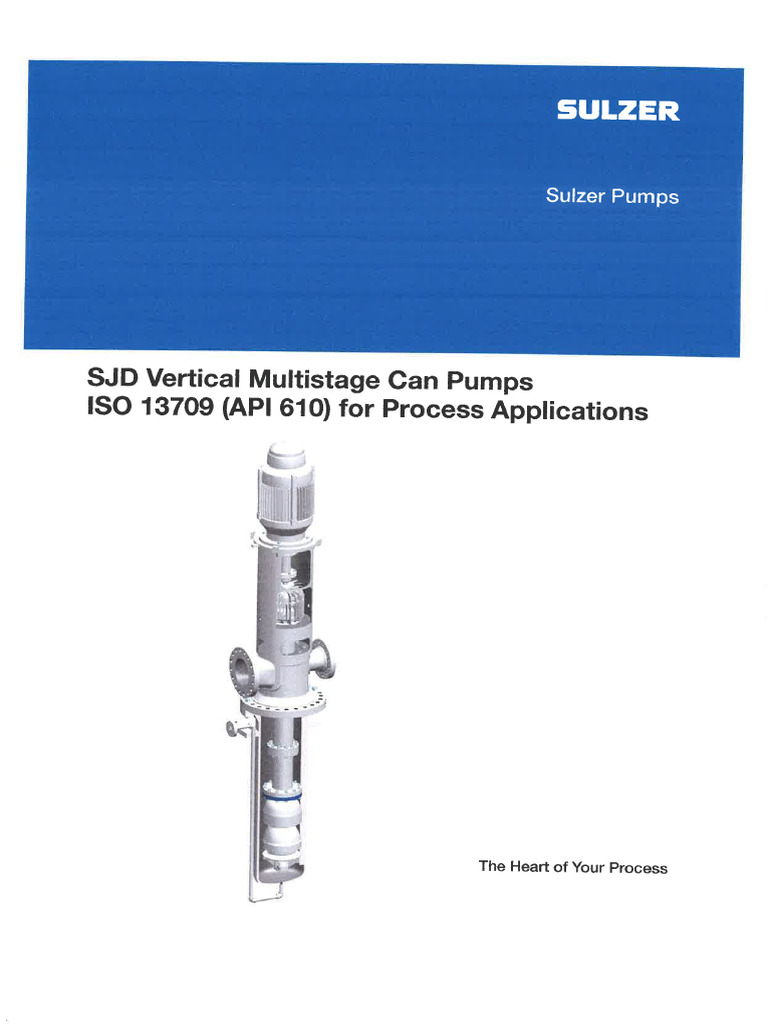 Suzler Pump SJD Vertical | PDF