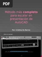 Escala Zoom XP en AutoCAD: Guía Rápida | PDF | Ventana (informática ...