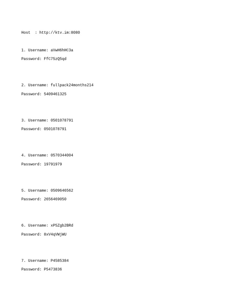 60+vip+xtream+codes+2025 01 01-1 | PDF | Computing | Data Management