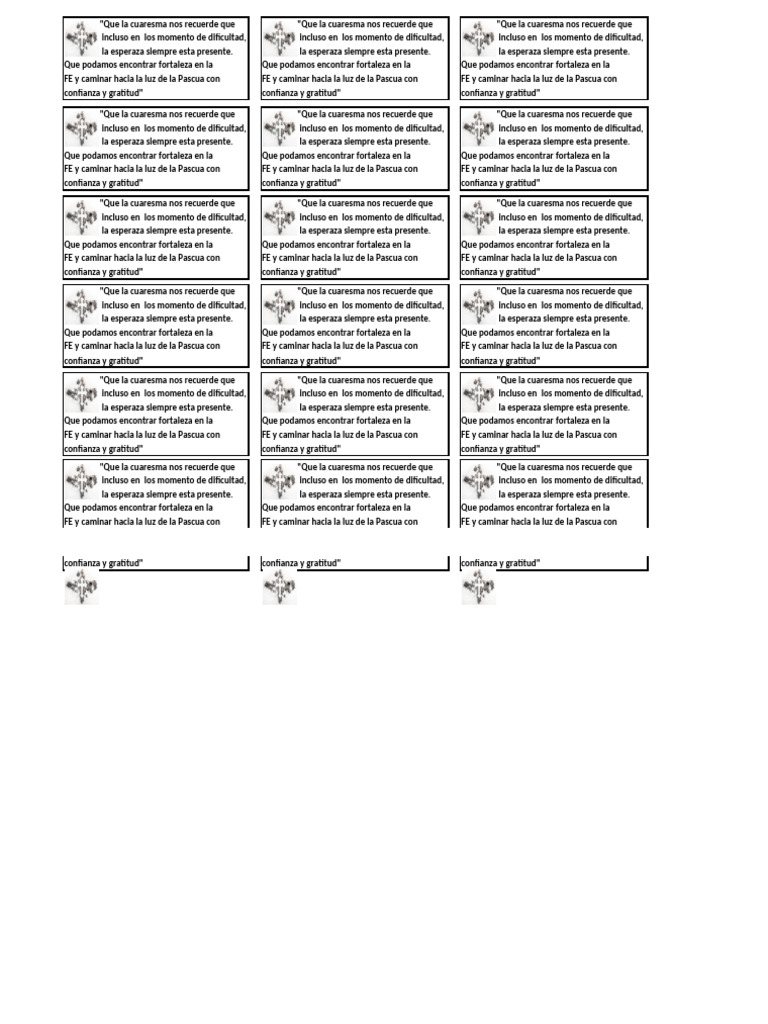 Reflexiones sobre la Cuaresma 2025 | PDF | Calendario litúrgico ...