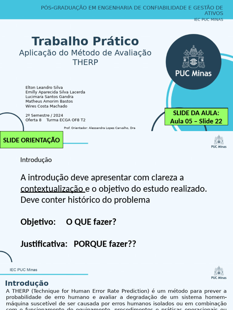 Aplicação do Método THERP em Engenharia | PDF