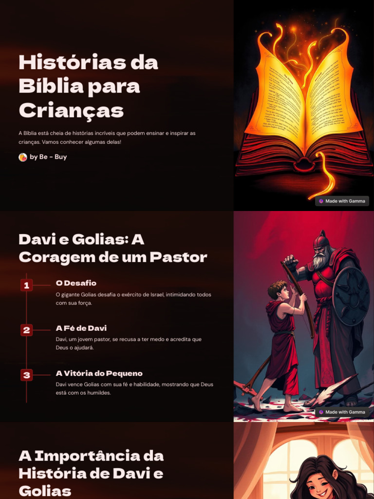 Historias Da Biblia para Criancas | PDF | Amor | Fé