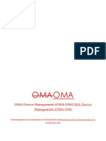 Omaoma: OMA Device Management (OMA-DM) OMA Device Management (OMA-DM)