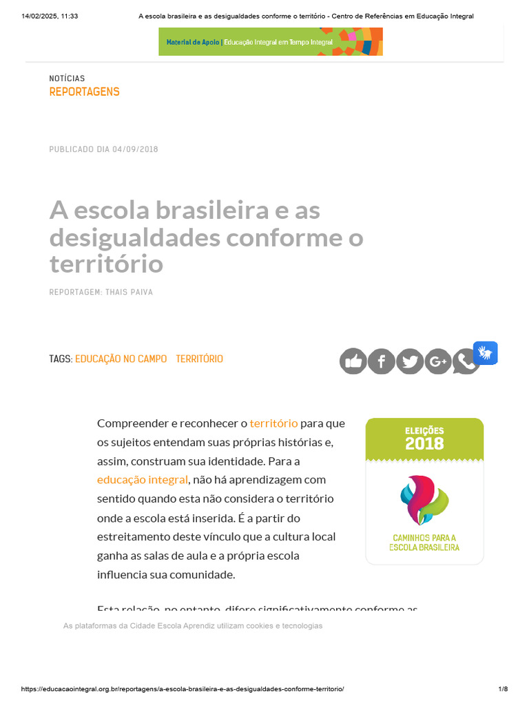 Desigualdades Educacionais no Brasil | PDF | Escolas | Cidade