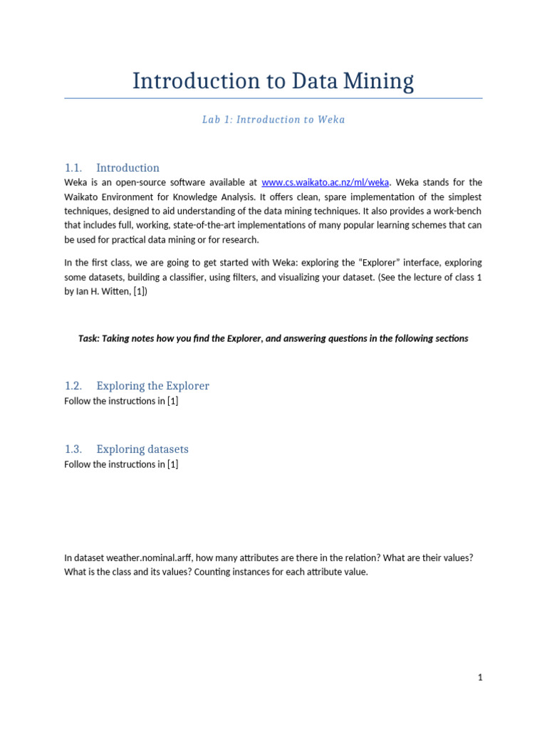 Weka Data Mining Lab Guide | PDF | Accuracy And Precision | Statistical ...