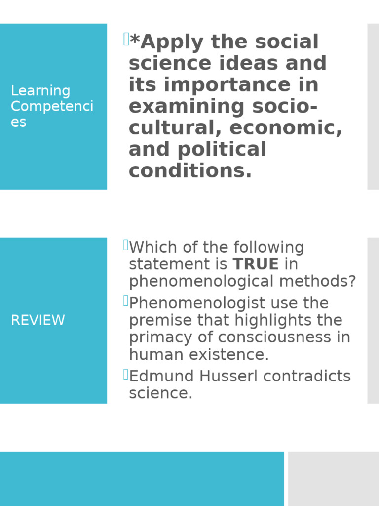 Principles Proponent and Ideas | PDF | Hermeneutics | Phenomenology ...
