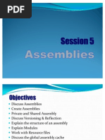 Session 5- Assemblies