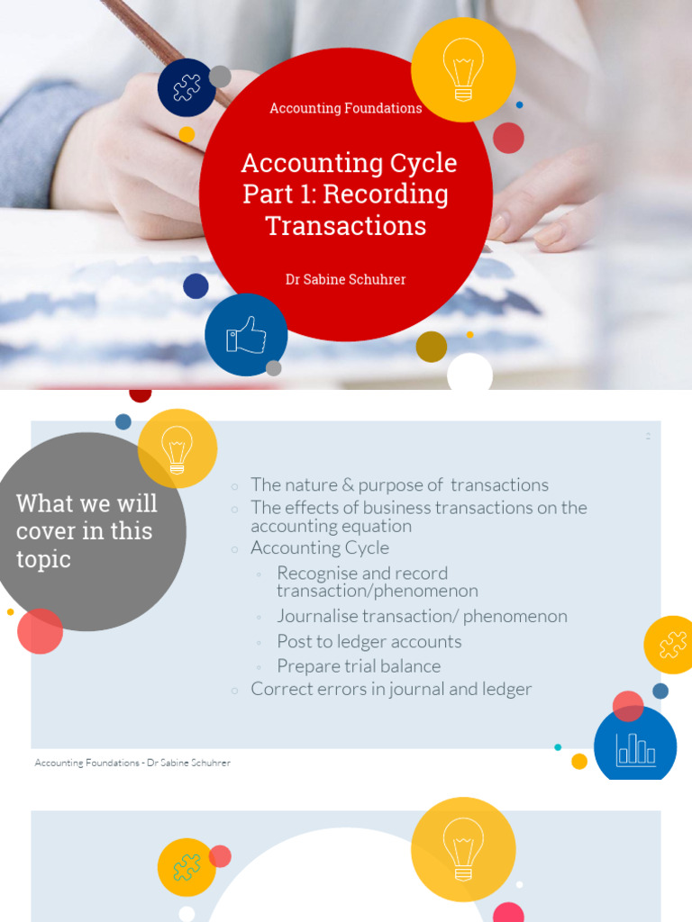 Understanding the Accounting Cycle | PDF | Debits And Credits ...