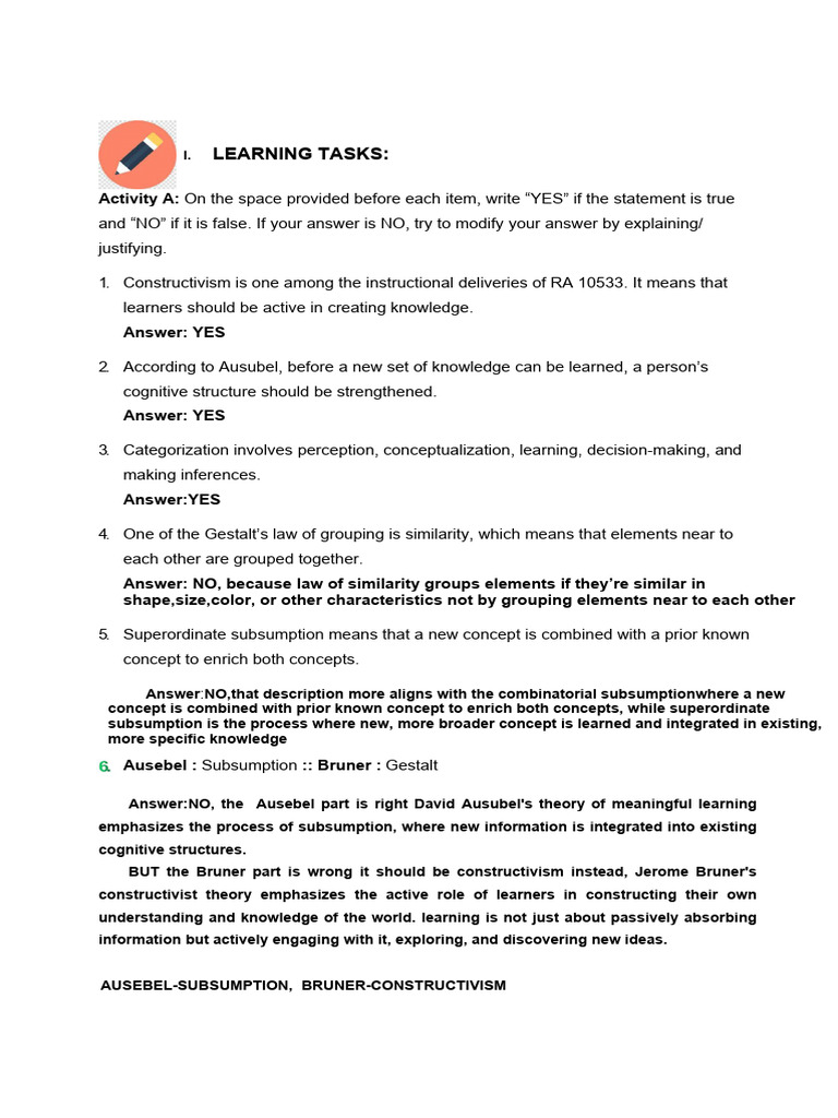 MODULE 5 - Constructivist Theory and Gestalt Theory | PDF ...