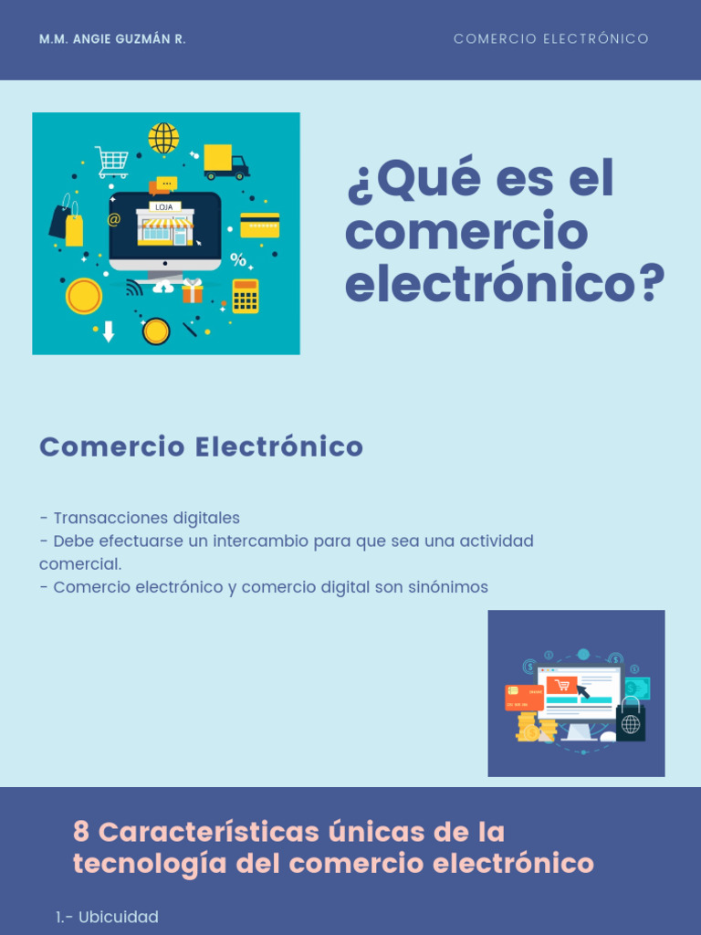 Sinónimos y Tipos de Comercio Electrónico | PDF | Comercio electrónico ...