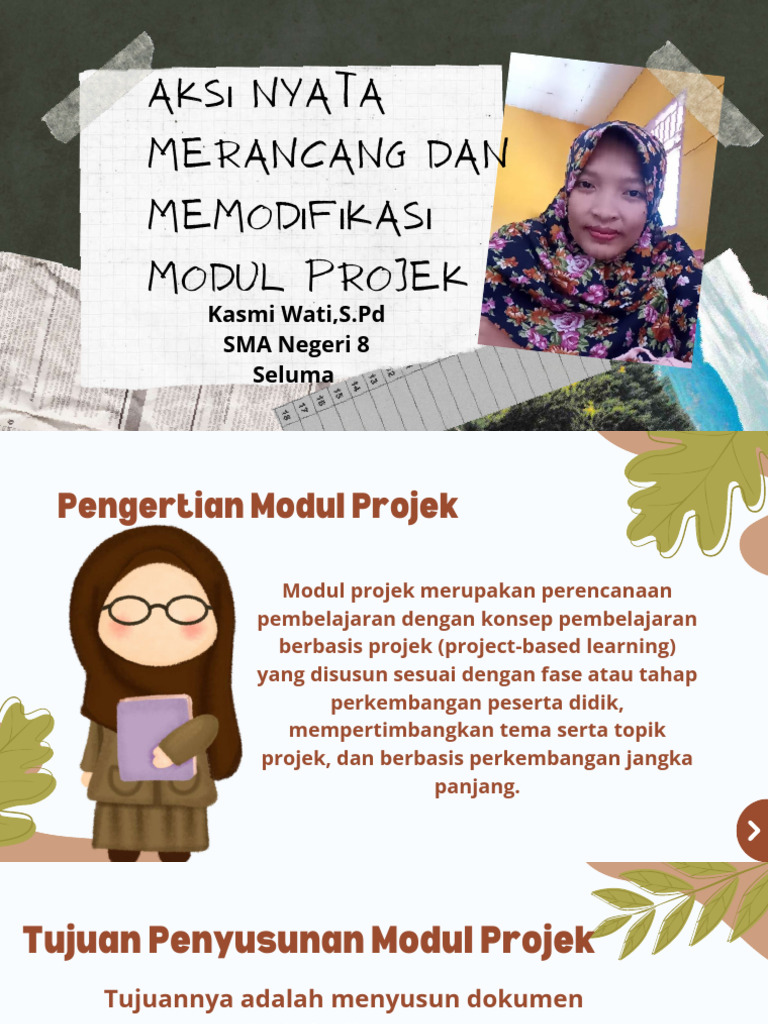 Aksi Nyata Memodifikasi Modul Projek - 20240523 - 005714 - 0000 | PDF
