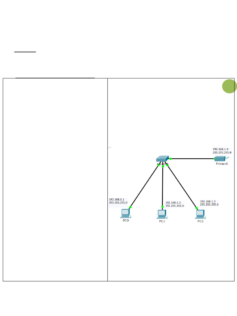 Tutoriel Packet Tracer : Réseau Local et DHCP | PDF | Adresse IP ...