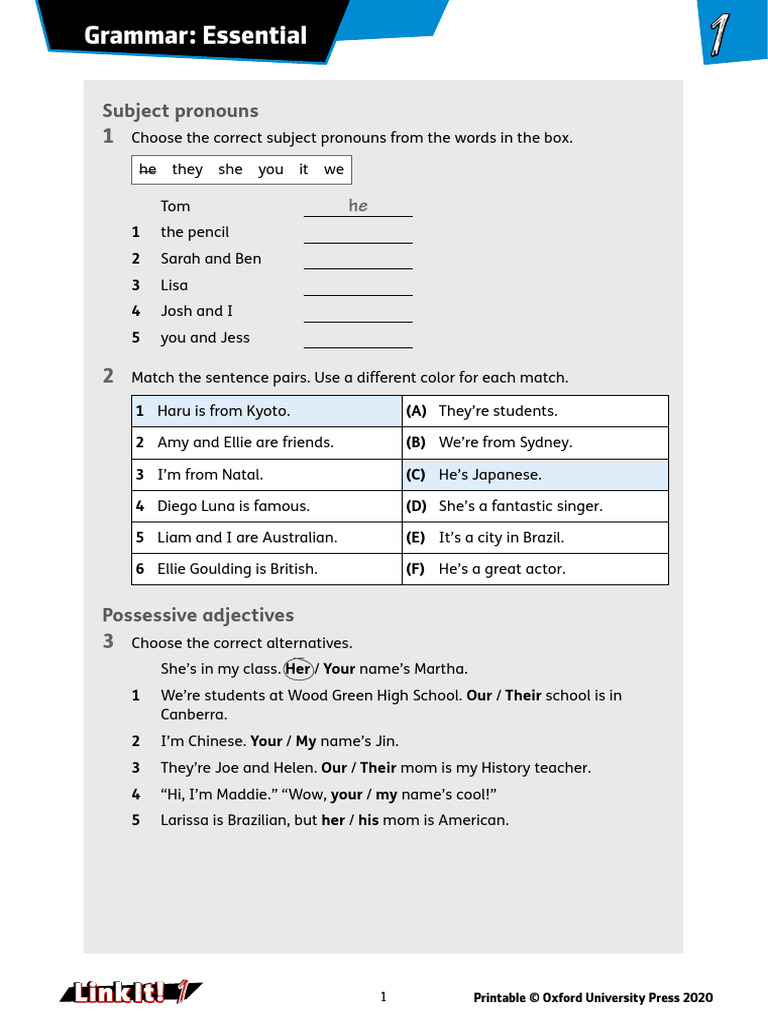LI L1 Grammar Essential | PDF | Adverb | English Language