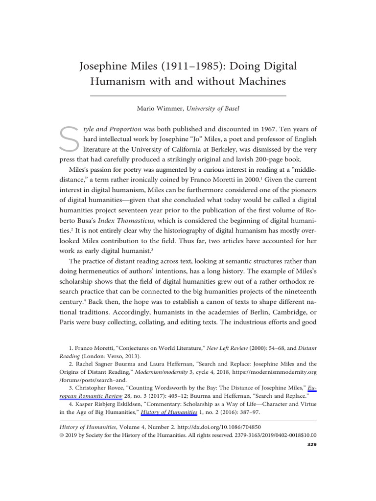 Digital Humanities 1 | PDF | Poetry | Adjective