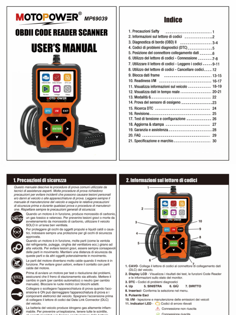MP69039 Manuale D Uso | PDF