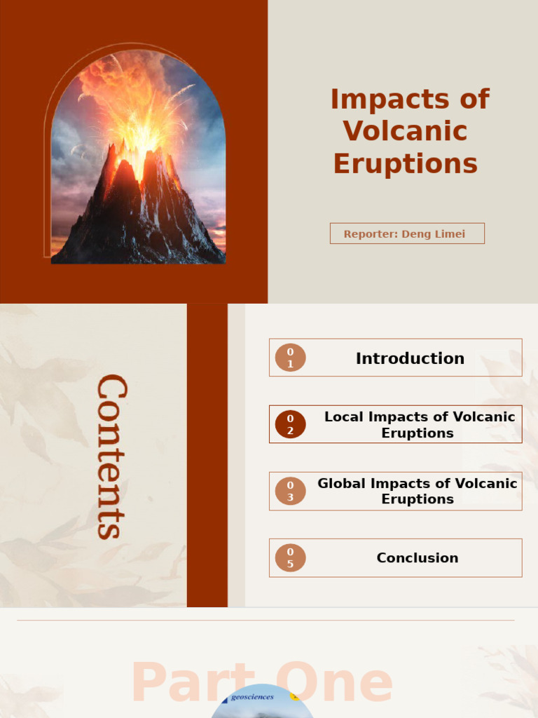 Local and Global Effects of Volcanoes | PDF | Volcano | Types Of ...