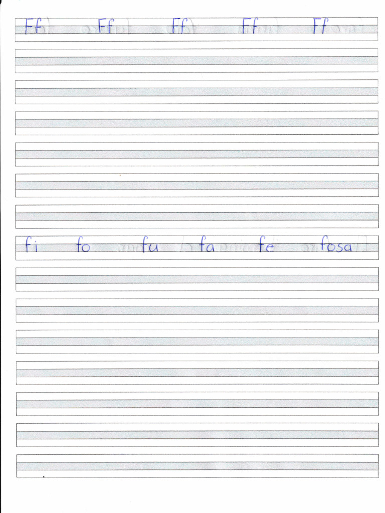 Letra F | PDF