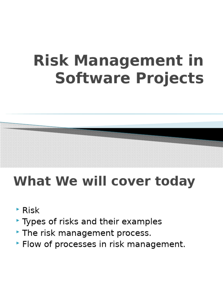 Effective Risk Management in Software Projects | PDF | Risk | Risk ...