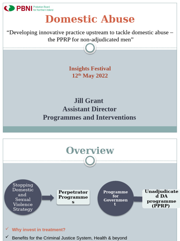 Tackling Domestic Abuse 12.05.22 - Developing Innovative Practice ...