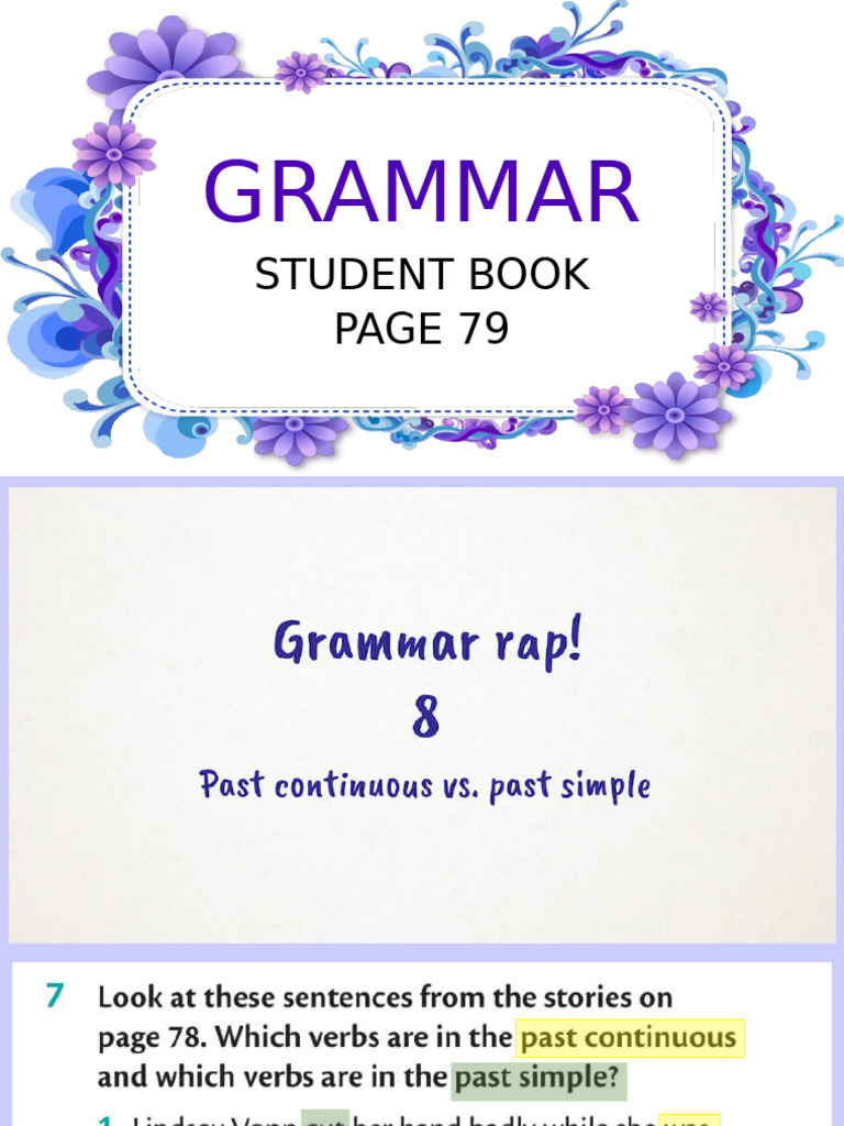 7.a2 - Unit 8 - SB p.79 Grammar - Vocabulary | PDF