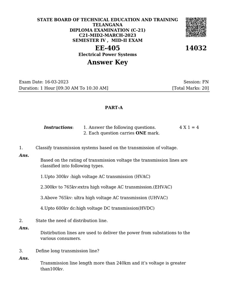 c21 Mar 23 Ee405 Eps Mid2 | PDF | High Voltage Direct Current ...