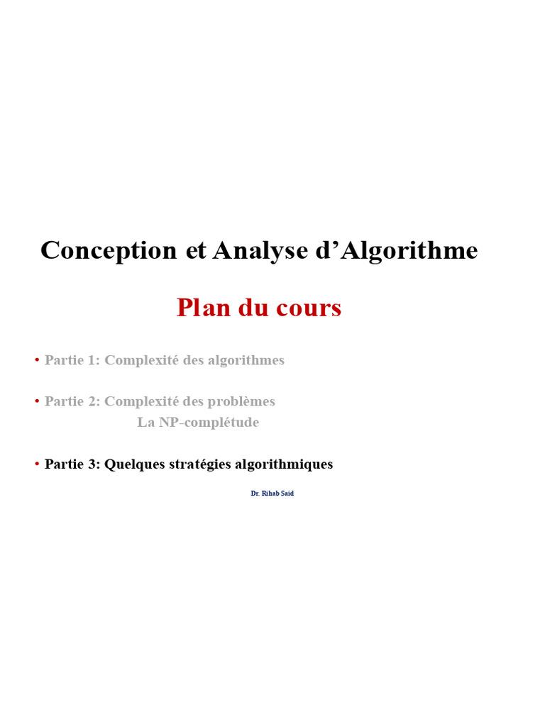 Algorithmes d'Optimisation Combinatoire | PDF | Théorie de la ...