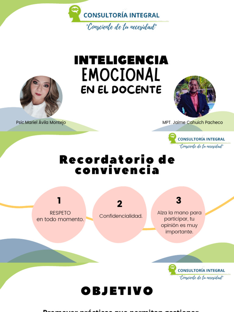 Gestión Emocional en Docentes | PDF | Las emociones | Inteligencia